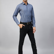 Indigo Full Sleeve Formal Shirt