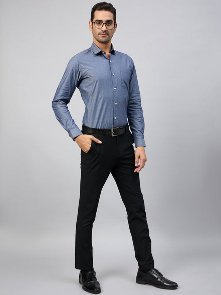 Indigo Full Sleeve Formal Shirt