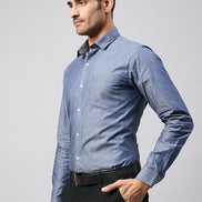 Indigo Full Sleeve Formal Shirt