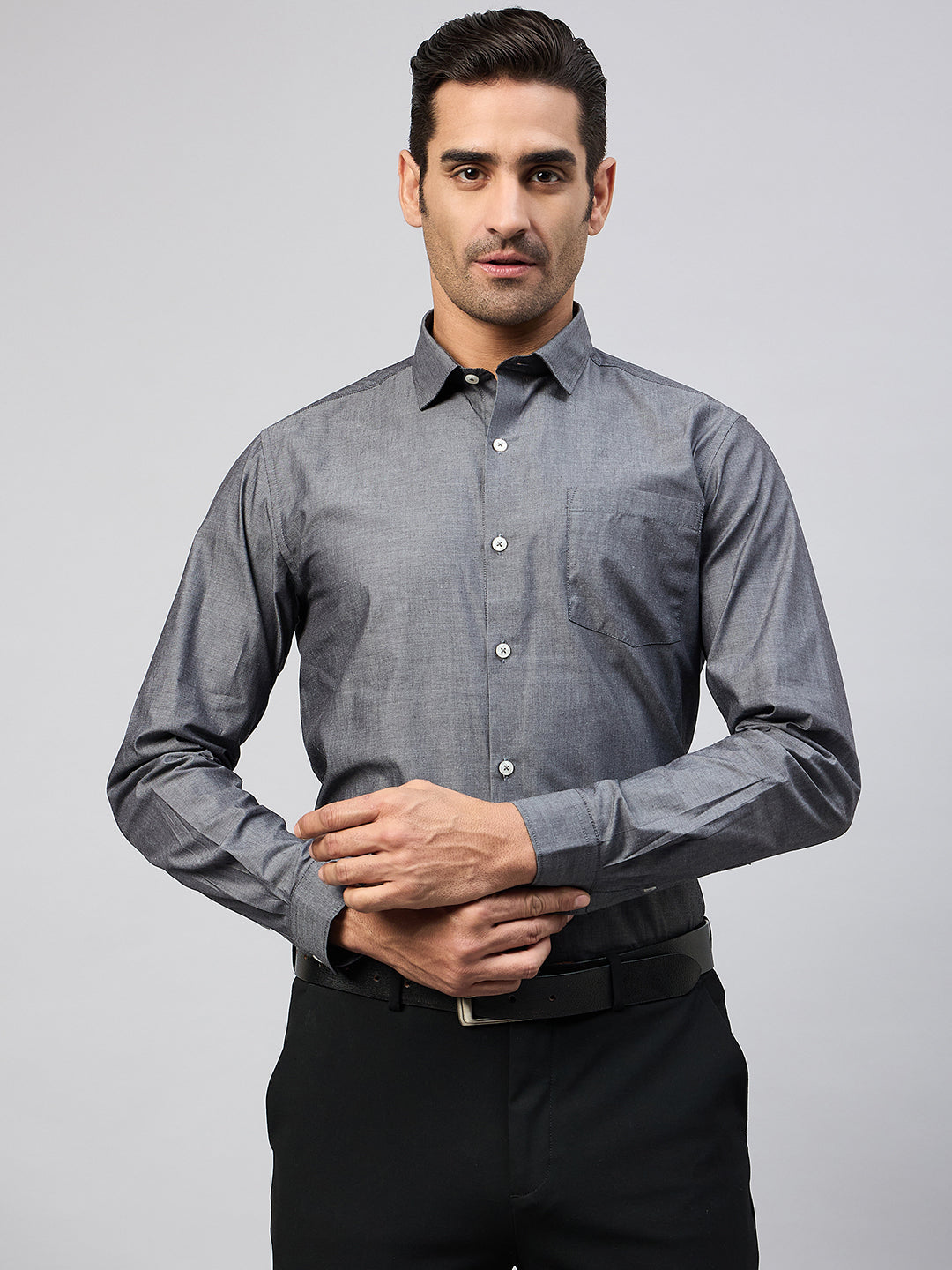 Charcoal Full Sleeve Formal Shirt