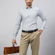 Light Grey Full Sleeve Formal Shirt