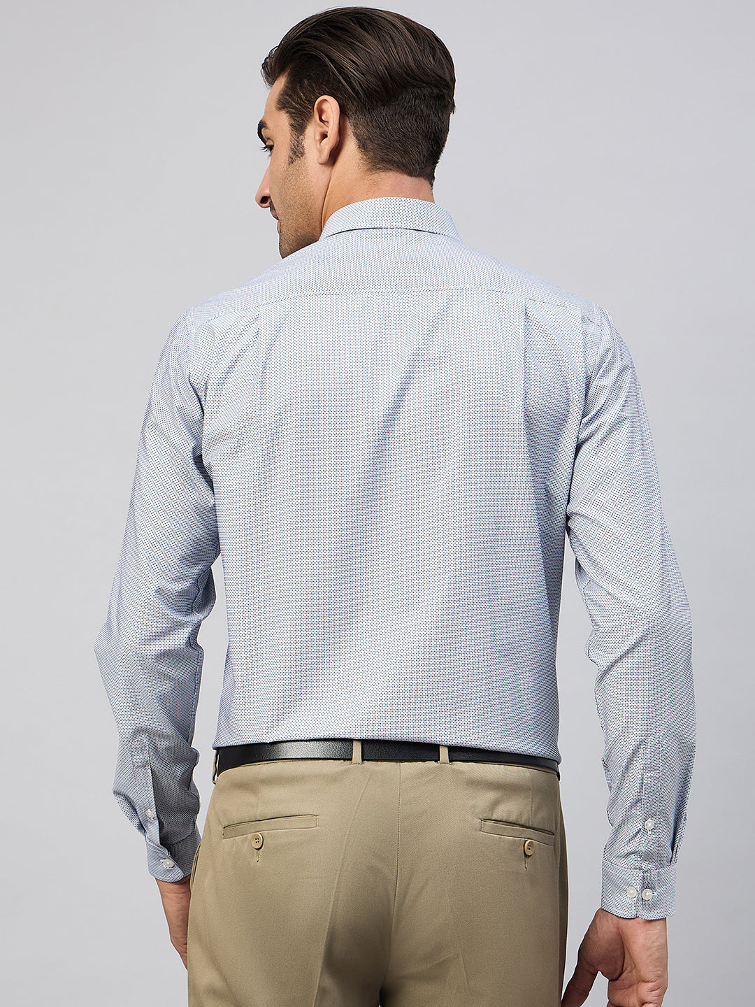 Light Grey Full Sleeve Formal Shirt