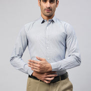 Light Grey Full Sleeve Formal Shirt