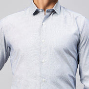 Light Grey Full Sleeve Formal Shirt