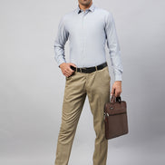 Light Grey Full Sleeve Formal Shirt