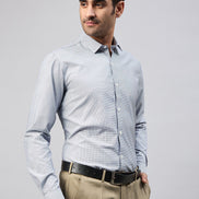 Light Grey Full Sleeve Formal Shirt