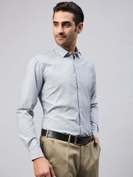 Light Grey Full Sleeve Formal Shirt