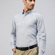 Light Grey Full Sleeve Formal Shirt