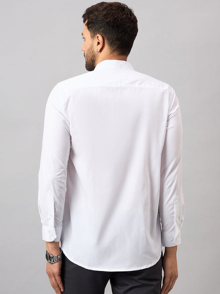 White Solid Shirt
