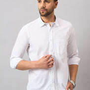 White Solid Shirt