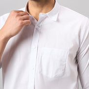 White Solid Shirt