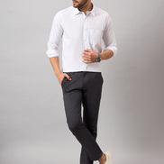 White Solid Shirt