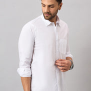 White Solid Shirt