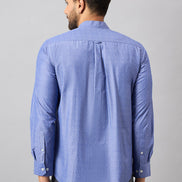 Blue Printed Shirt