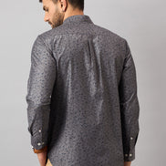 Dark Grey Printed Shirt