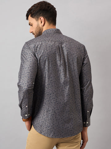 Dark Grey Printed Shirt