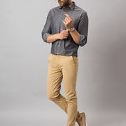 Dark Grey Printed Shirt