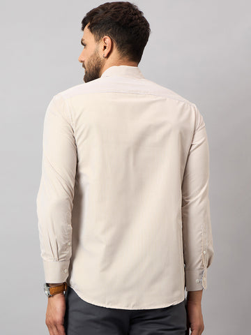 Beige Striper Shirt