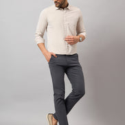 Beige Striper Shirt