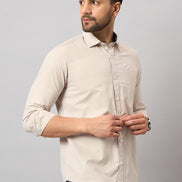 Beige Striper Shirt