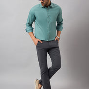 Sea Green Solid Shirt