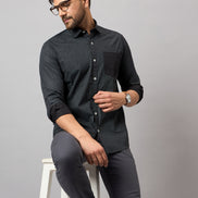 Black Printed Shirt