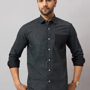 Black Printed Shirt