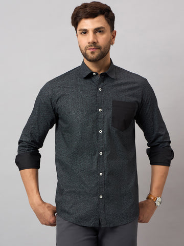 Black Printed Shirt