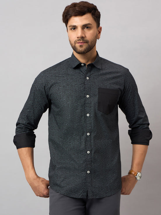 Black Printed Shirt
