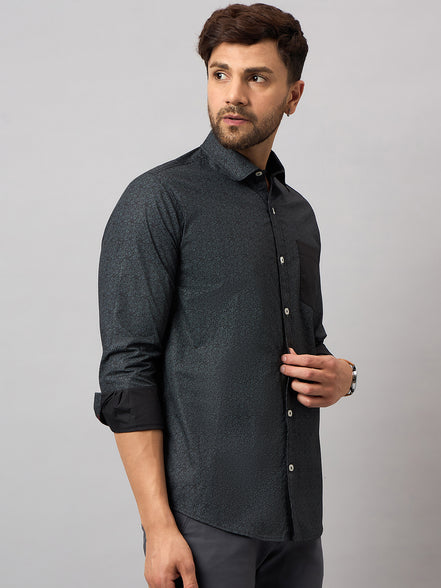 Black Printed Shirt