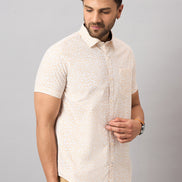 Off White Printed Shirt
