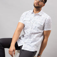 White Printed Shirt