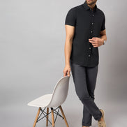 Black Printed Shirt
