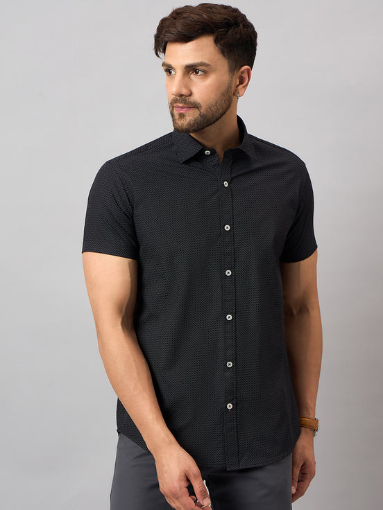 Black Printed Shirt