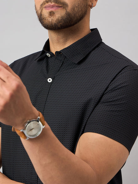 Black Printed Shirt