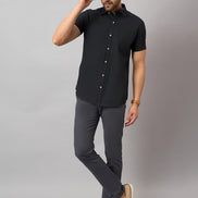 Black Printed Shirt