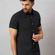 Black Printed Shirt