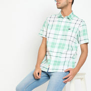 Green Checked Shirt