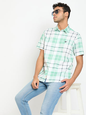 Green Checked Shirt