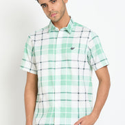 Green Checked Shirt