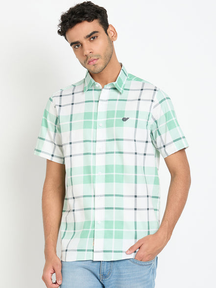 Green Checked Shirt