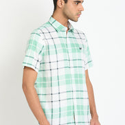 Green Checked Shirt