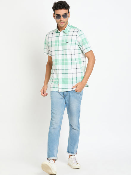 Green Checked Shirt