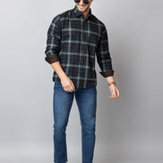 Green Check Reversible Shirt