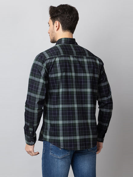 Green Check Reversible Shirt