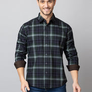 Green Check Reversible Shirt
