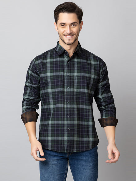Green Check Reversible Shirt