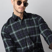 Green Check Reversible Shirt