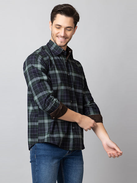 Green Check Reversible Shirt
