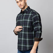 Green Check Reversible Shirt